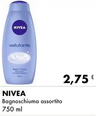 Iper Tosano NIVEA Bagnoschiuma assortito 750 ml offerta