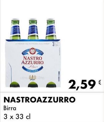 Iper Tosano NASTRO AZZURRO Birra 3 x 33 cl offerta