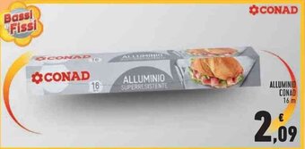Conad ALLUMINIO CONAD 16 m offerta