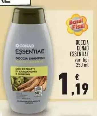 Conad DOCCIA SHAMPOO ESSENTIAE 250 ml offerta