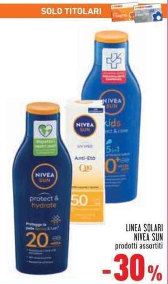 Conad LINEA SOLARI NIVEA SUN offerta