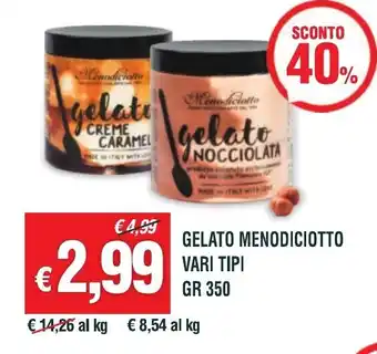 Banco Fresco GELATO MENODICIOTTO VARI TIPI GR 350 offerta