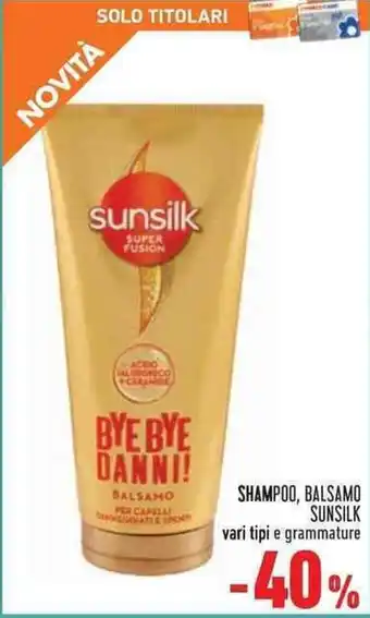 SHAMPOO, BALSAMO SUNSILK