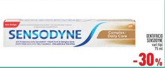 Conad DENTIFRICIO SENSODYNE vari tipi 75 ml offerta