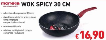 Conad moneta WOK SPICY 30 CM offerta