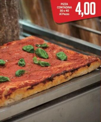 Supermercati Piccolo PIZZA CONTADINA 30 x 40 Al Pezzo offerta