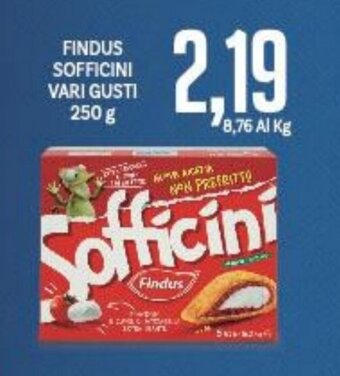 Supermercati Piccolo FINDUS SOFFICINI VARI GUSTI 250 g offerta