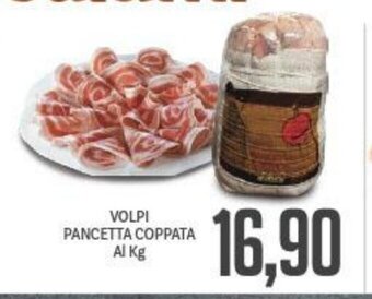 Supermercati Piccolo VOLPI PANCETTA COPPATA Al Kg offerta