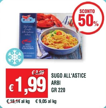 SUGO ALL'ASTICE ARBI GR 220