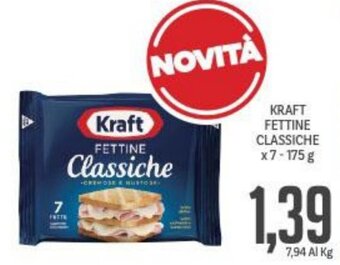 Supermercati Piccolo KRAFT FETTINE CLASSICHE x7-175 g offerta