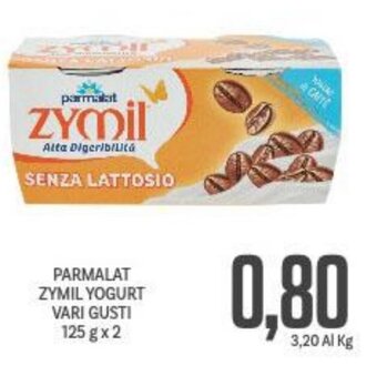 Supermercati Piccolo PARMALAT ZYMIL YOGURT VARI GUSTI 125 g x 2 offerta