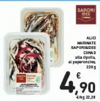 Conad Conad Sapori Dintorni Alici Marinate Alla Cipolla 220 G offerta