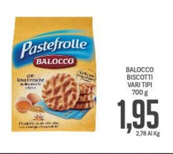 Supermercati Piccolo BALOCCO BISCOTTI VARI TIPI 700 g offerta