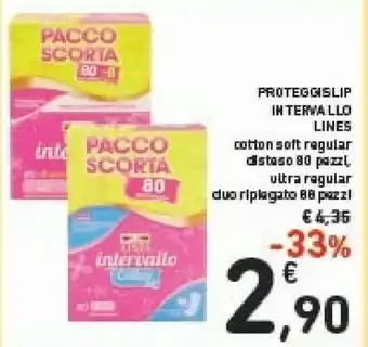 Conad Intervallo Lines Proteggislip offerta