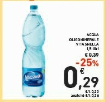 Conad Vitasnella Acqua Oligominerale offerta