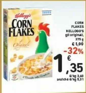 Conad Kellogg's - Corn Flakes 375 G(ml) offerta