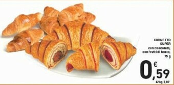 Conad Cornetto Super Con Cioccolato offerta