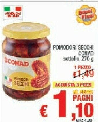 Conad Conad Pomodori Secchi offerta