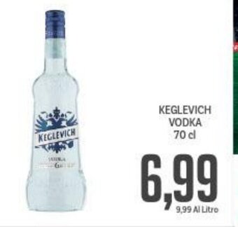 Supermercati Piccolo KEGLEVICH VODKA 70 cl offerta