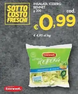 Bennet Bennet - insalata iceberg offerta