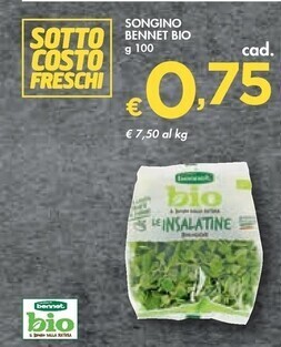 Bennet Bennet bio - songino offerta