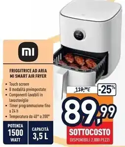 Xiaomi friggitrice ad aria mi smart air fryer