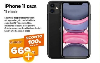 Expert Apple IPhone 11 15,5 Cm (6.1") 128 GB Doppia SIM offerta