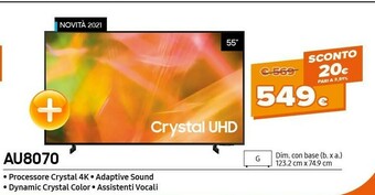 Expert Samsung AU8070 offerta