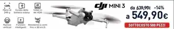 Unieuro Dji mini 3 offerta