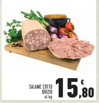Conad Superstore SALAME COTTO BRIZIO al kg offerta