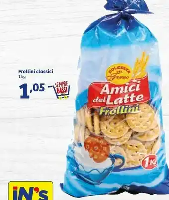 In'S Mercato Amici Del Latte Frollini Classici offerta
