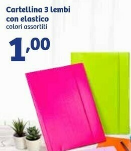 In'S Mercato Cartellina 3 Lembi Con Elastico offerta