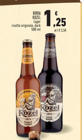Conad Superstore BIRRA KOZEL 500 g offerta