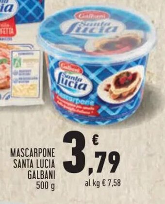 Conad Superstore MASCARPONE SANTA LUCIA GALBANI 500 g offerta