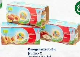 In'S Mercato Sun Baby Omogeneizzati Bio Frutta X 2 offerta