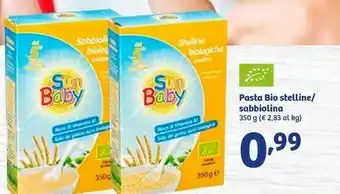 In'S Mercato Sole Sun Baby Pasta Bio Stelline offerta