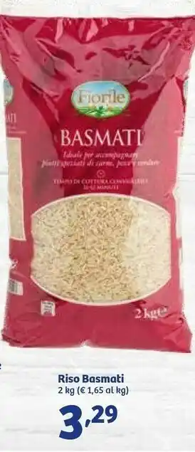 In'S Mercato Riso fiorile Basmati 2000 G(ml) offerta