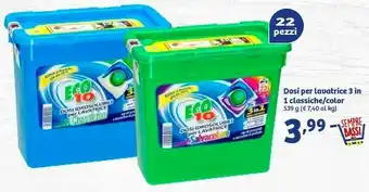 In'S Mercato Eco10 Dosi Per Lavatrice 3 Classico offerta