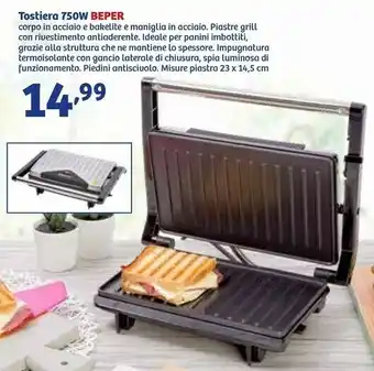 In'S Mercato Beper Tostiera offerta
