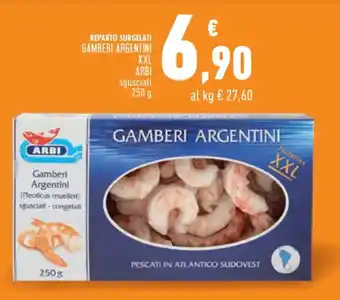 GAMBERI ARGENTINI XXL ARBI sgusciati 250 g