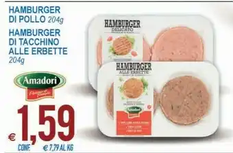 MD Discount Amadori Hamburger Di Pollo offerta