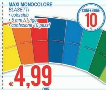 MD Discount Blasetti Maxi Monocolore offerta
