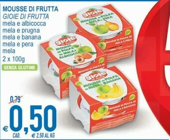MD Discount Gioie Di Frutta - Mousse Di Mela 100 G(ml) offerta