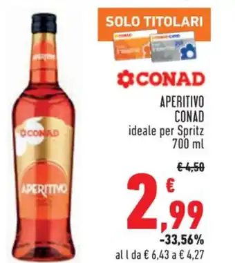 Conad Superstore CONAD APERITIVO 700 ml offerta
