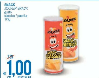 MD Discount Jocker Snack Gusto Classico offerta