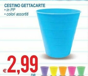 MD Discount Cestino Gettacarte offerta