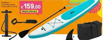 Sup waikiki con pompa manuale e remo , 285 x 71 x 10 cm