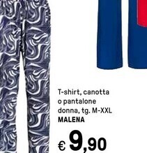 Iper La Grande Malena t - shirt , canotta o pantalone donna , tg . m - xxl offerta