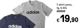 Iper La Grande Adidas t - shirt uomo , tg . s - xxl offerta