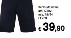 Levis bermuda uomo art . 17202 , mis . 48/54
